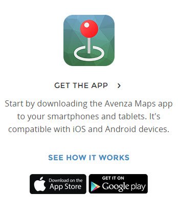 Get The AVENZA MAPS APP